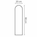 Polsterpaneel Dirty Pink 20 cm